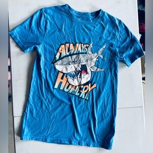Boys “Always Hungry” shark shirt